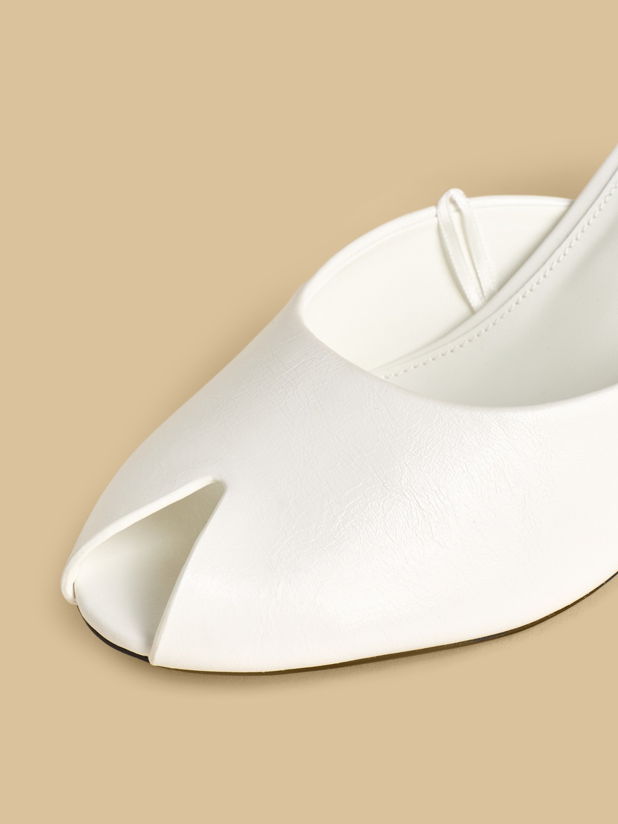 Cutout Detail Heeled Sandals