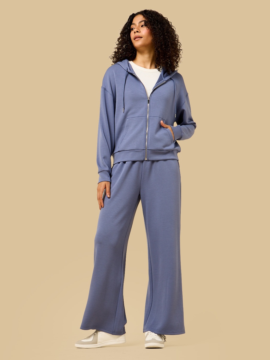 Zip Through Modal Hoodie
