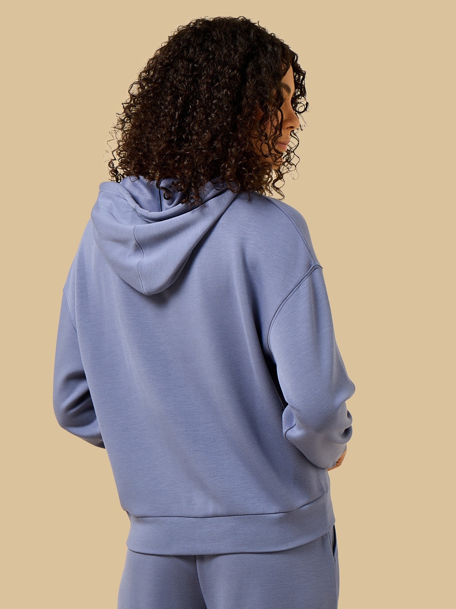 Zip Through Modal Hoodie