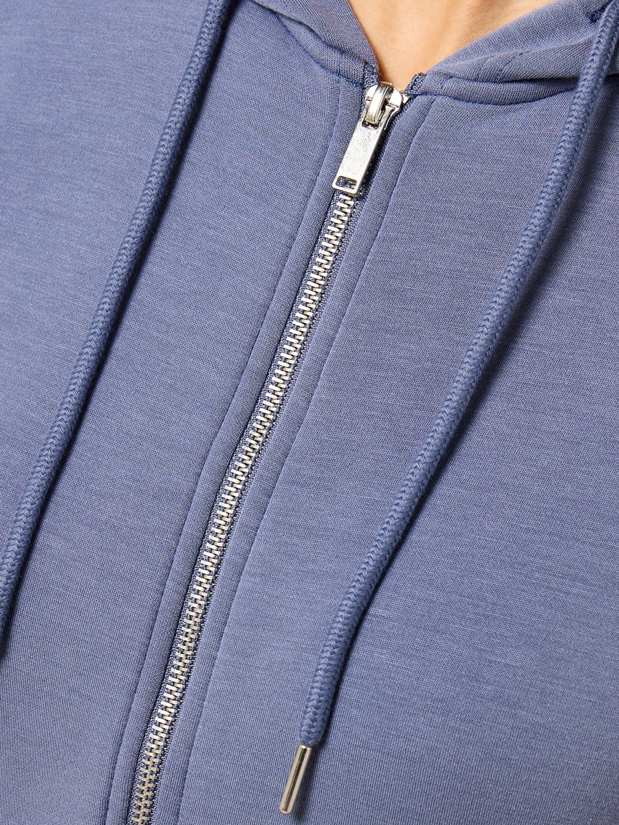 Zip Through Modal Hoodie