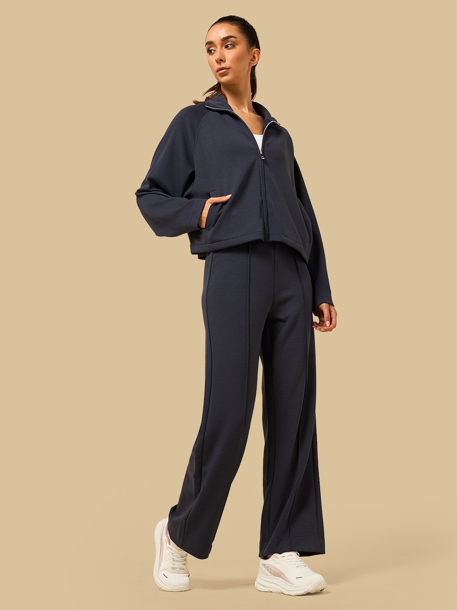Panelled High Neck Jacket