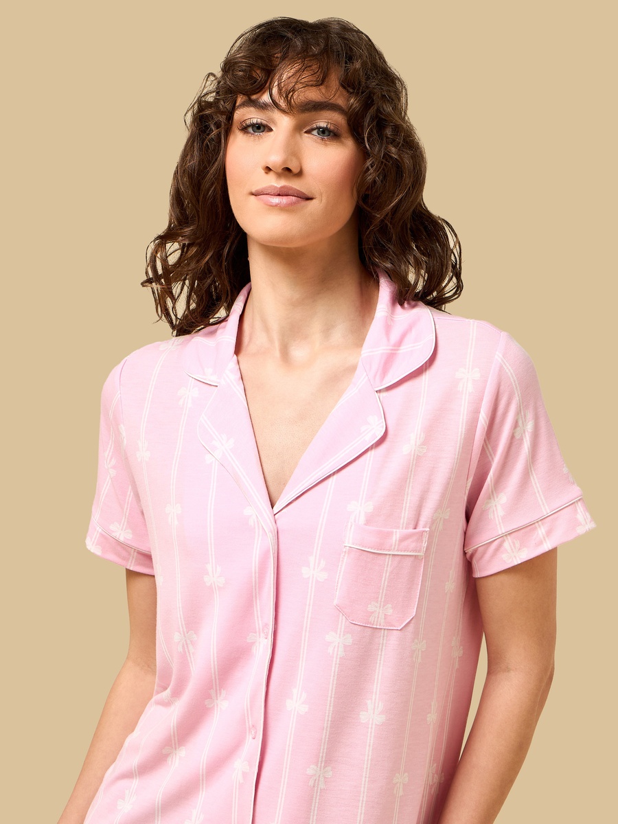 Bow Print Sleepshirt