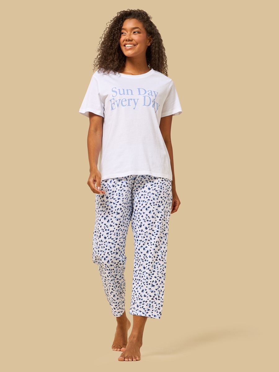 Printed Cotton Pyjama Set