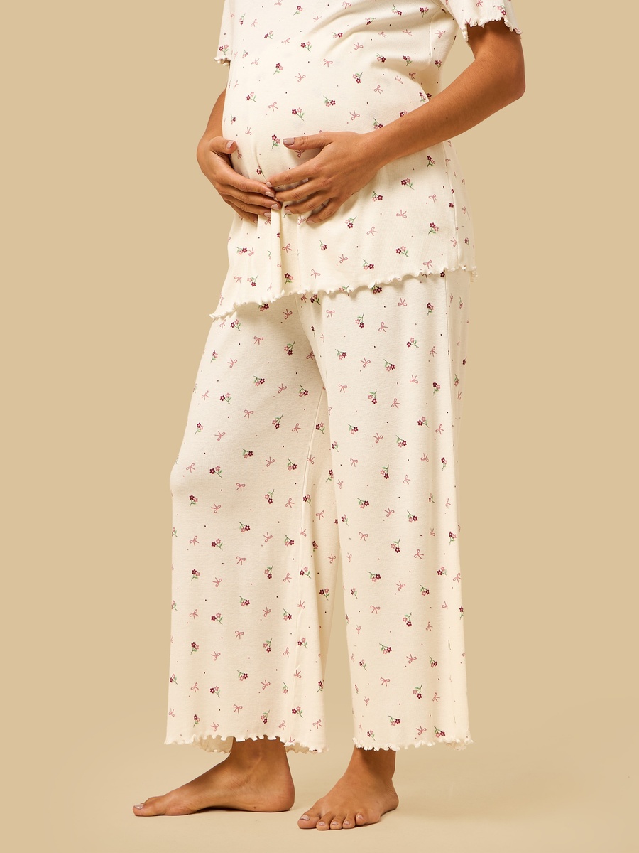 Floral Print Maternity Pyjama Set