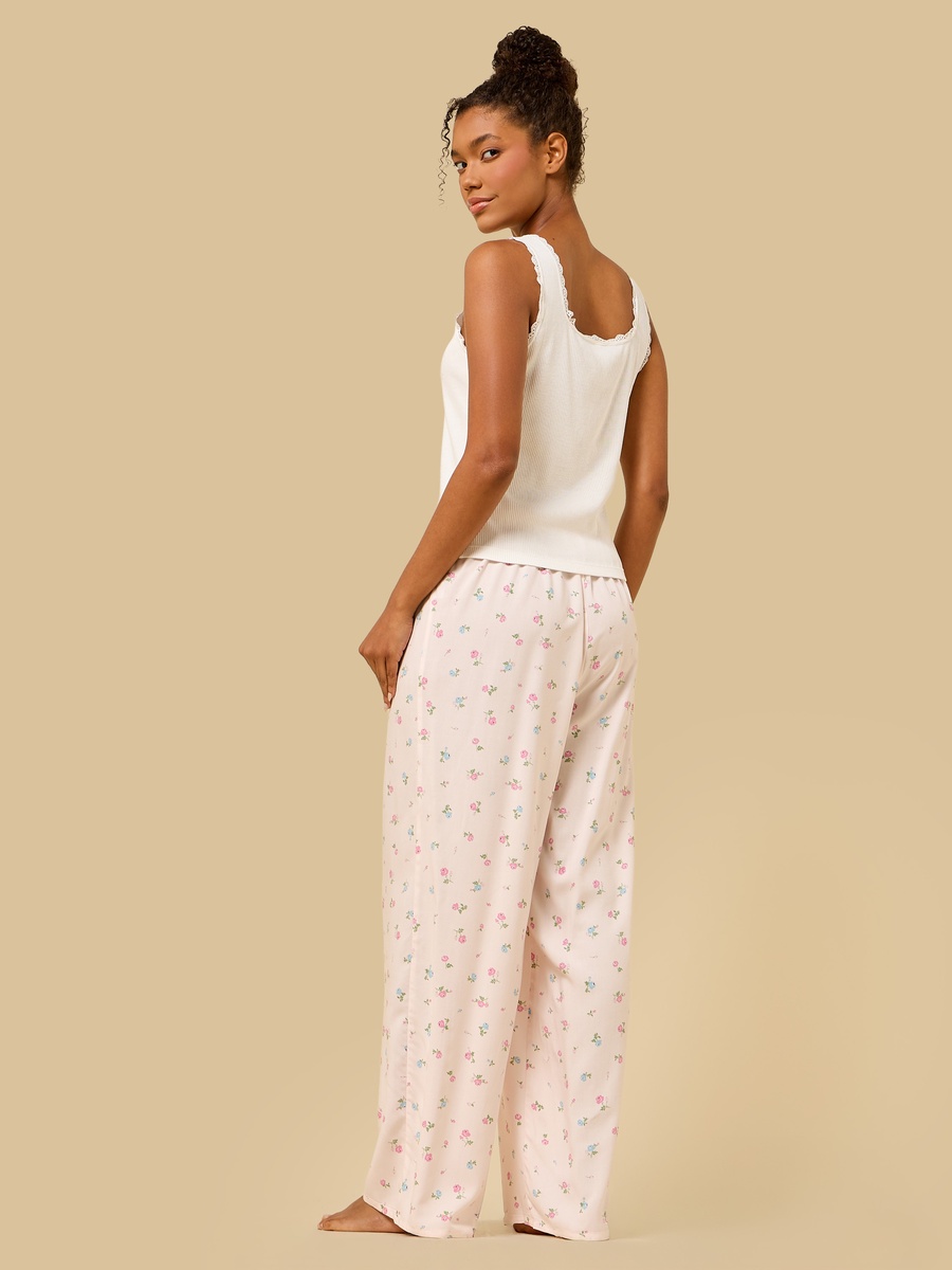 Floral Print Viscose Pyjama Set