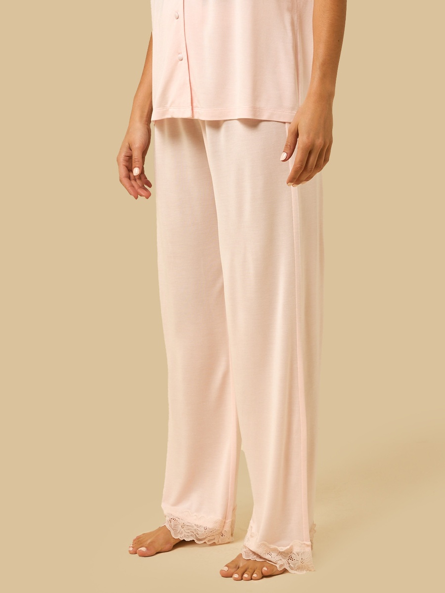 Lace Trim Pyjama Set
