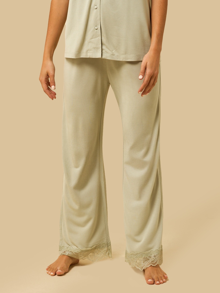 Lace Trim Pyjama Set