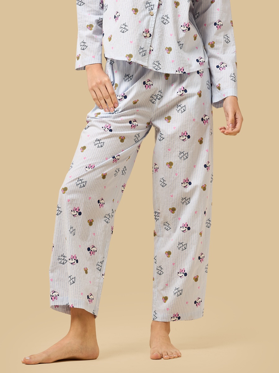 Minnie Mouse Print Pyjama Set