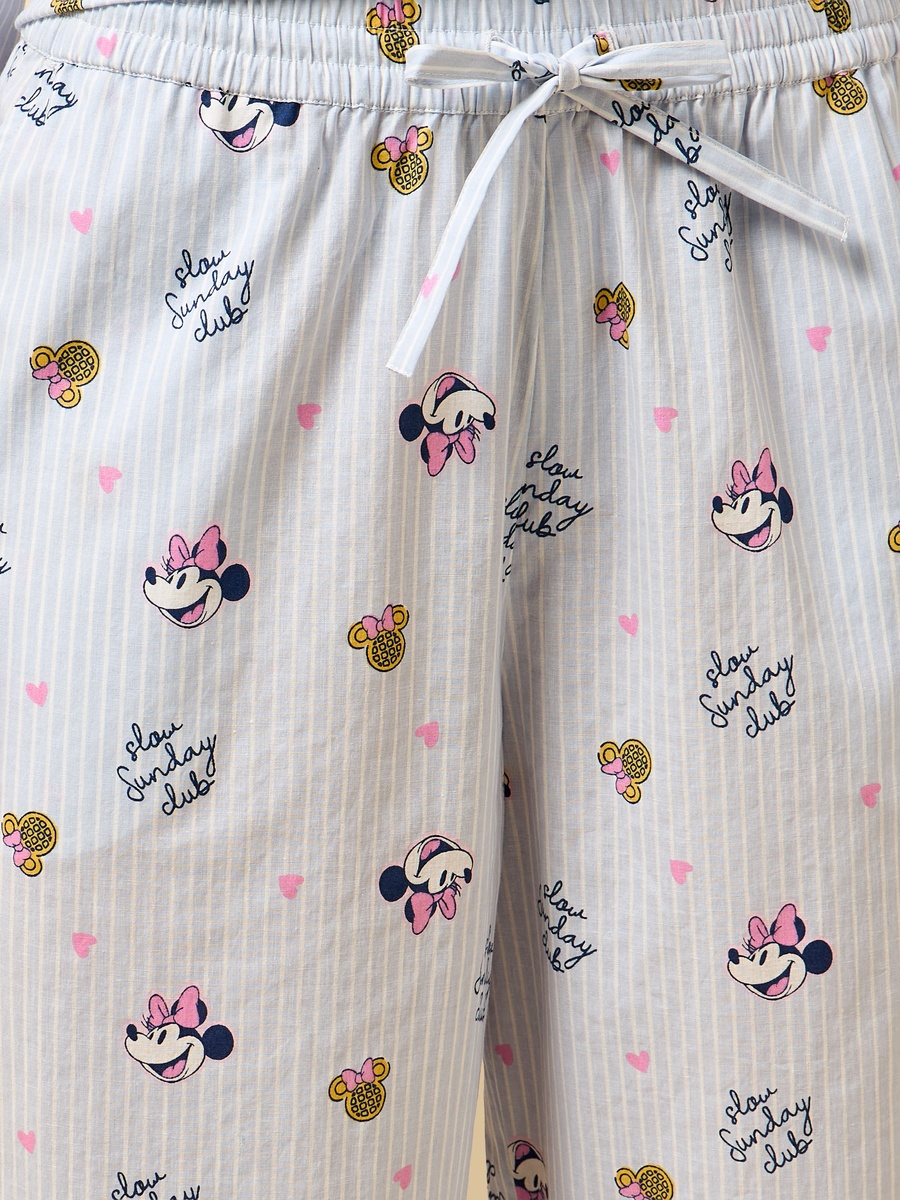 Minnie Mouse Print Pyjama Set