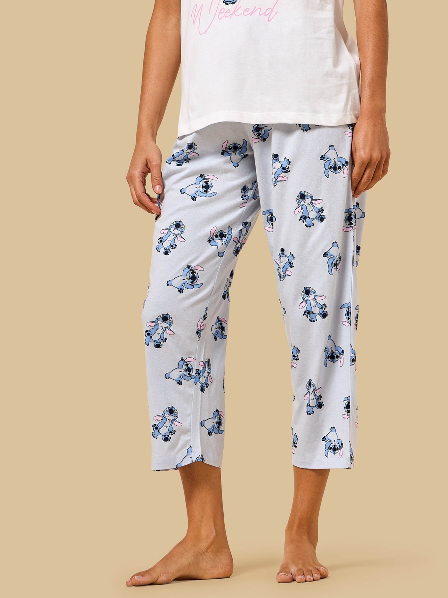 Stitch Print Pyjama Set
