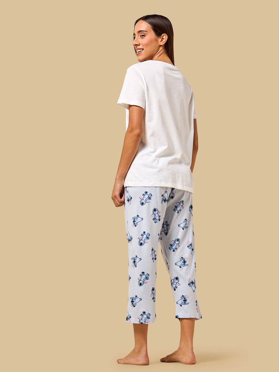 Stitch Print Pyjama Set