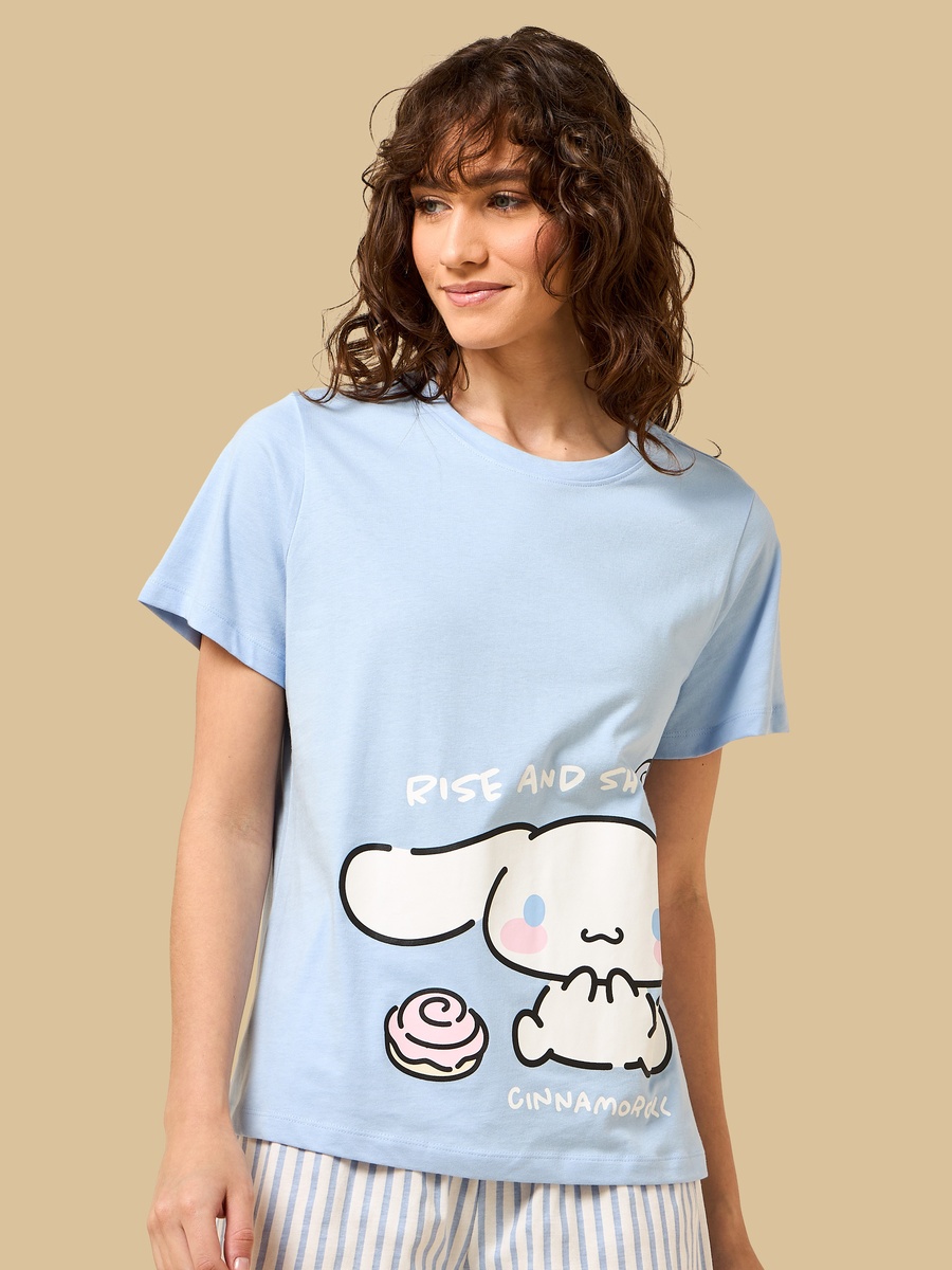 Cinnamoroll Print Shorts Set