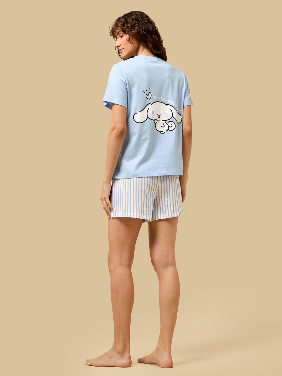 Cinnamoroll Print Shorts Set