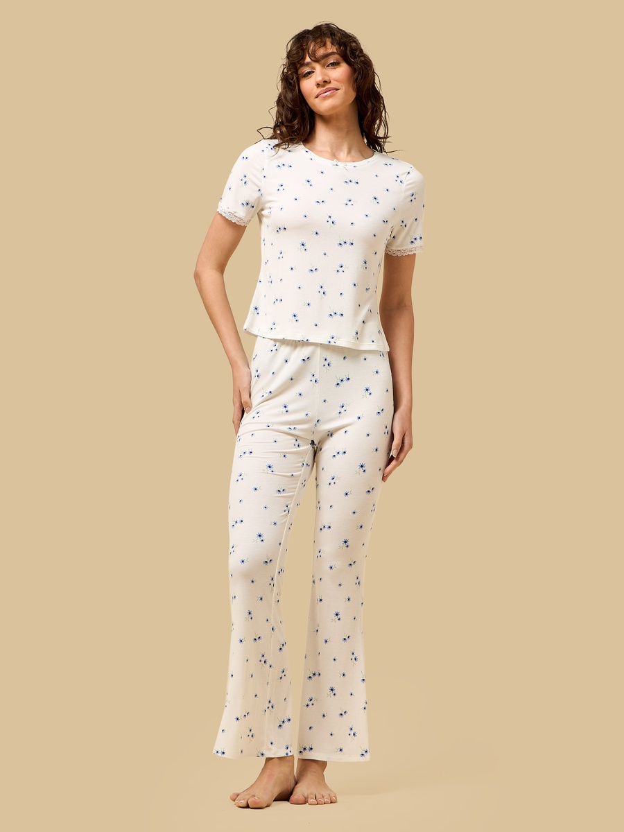 Floral Print Pyjama Set