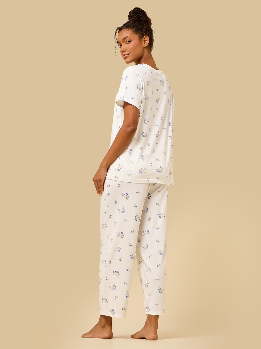 Floral Print Pyjama Set