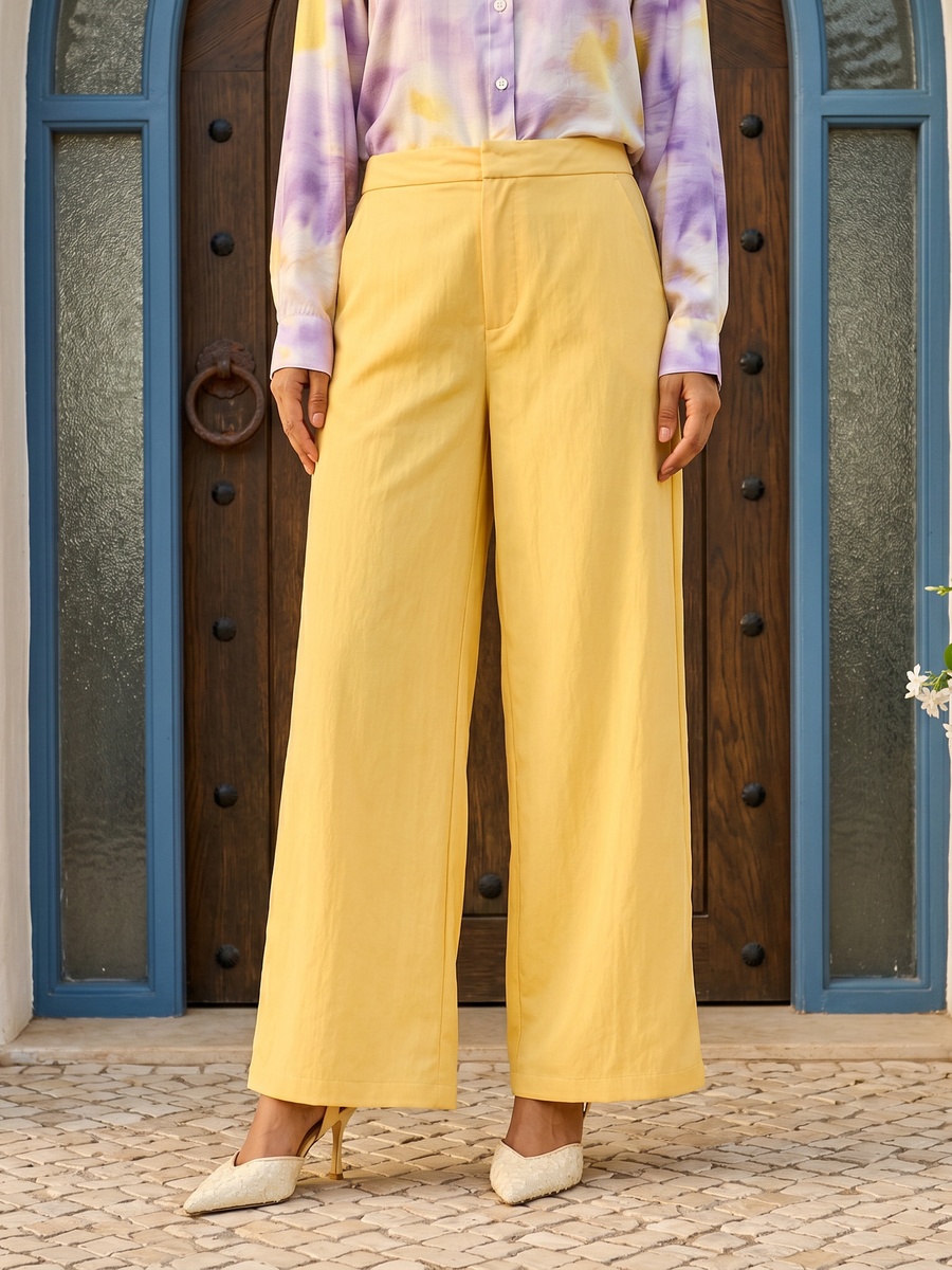 Wide Leg Pants with Pockets