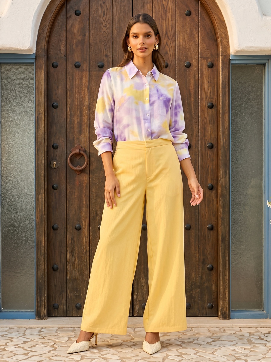 Wide Leg Pants with Pockets