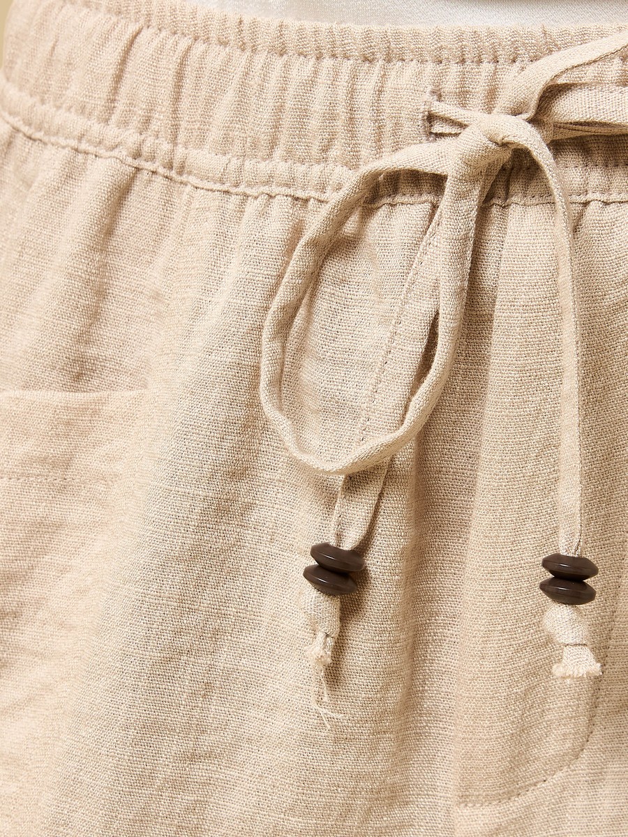 Crinkled Textured Pants