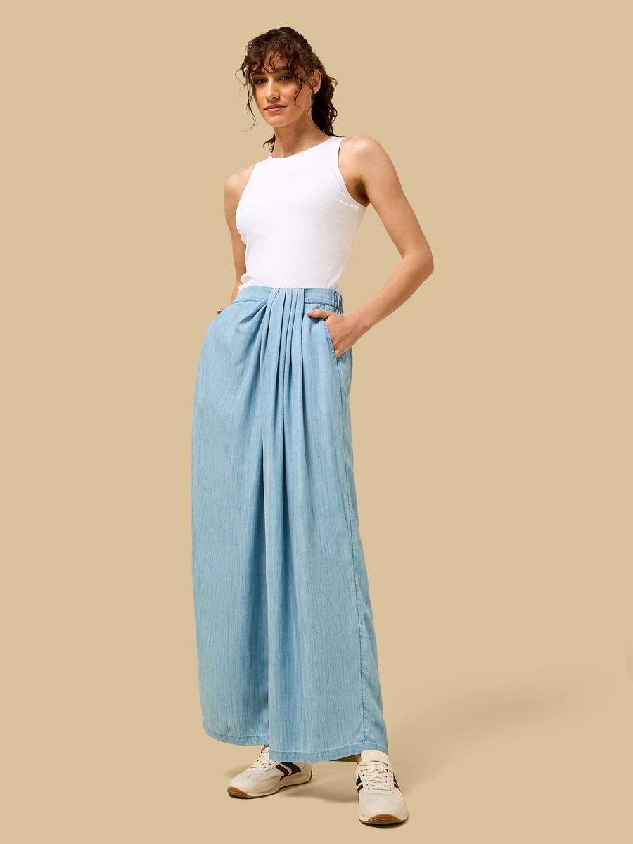 Pleated Pants