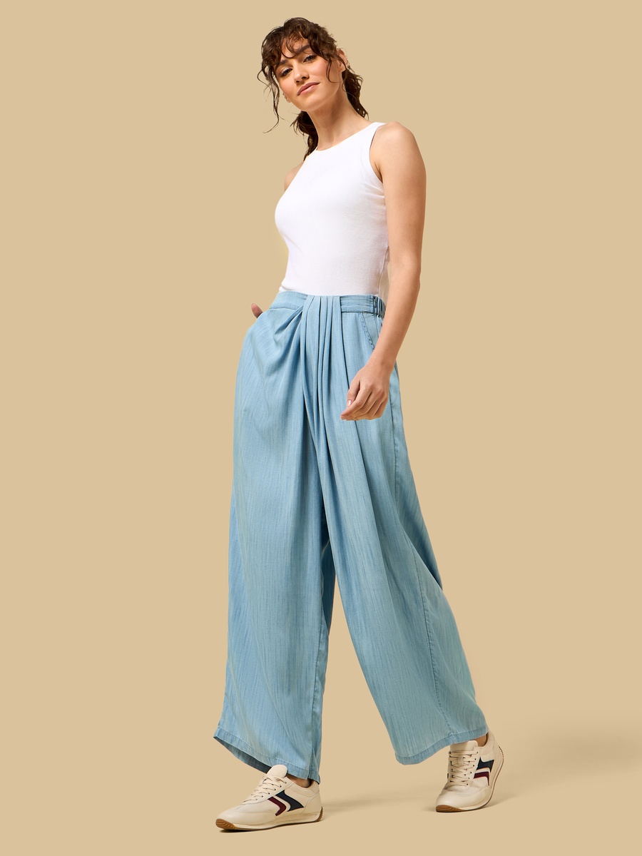 Pleated Pants