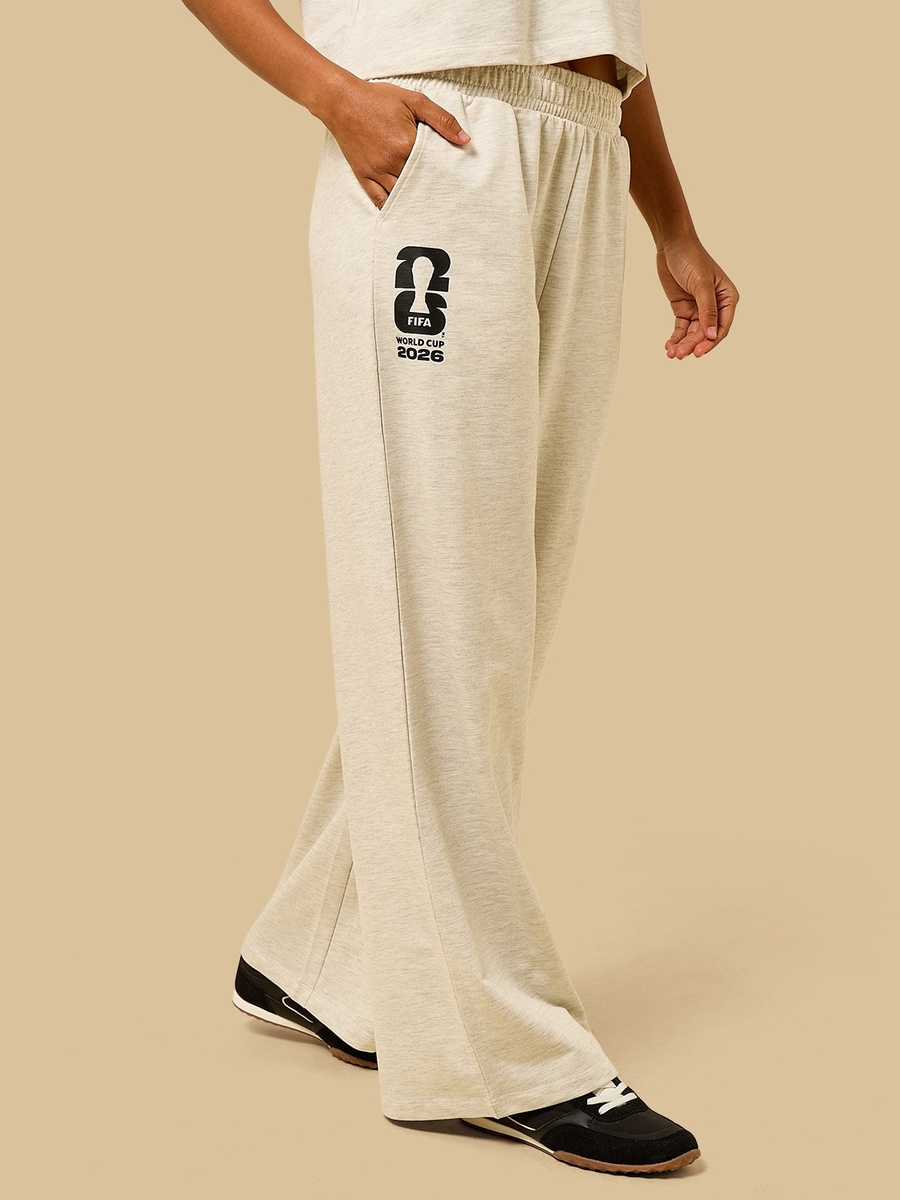 World Cup 2026 Print Wide Leg Pants