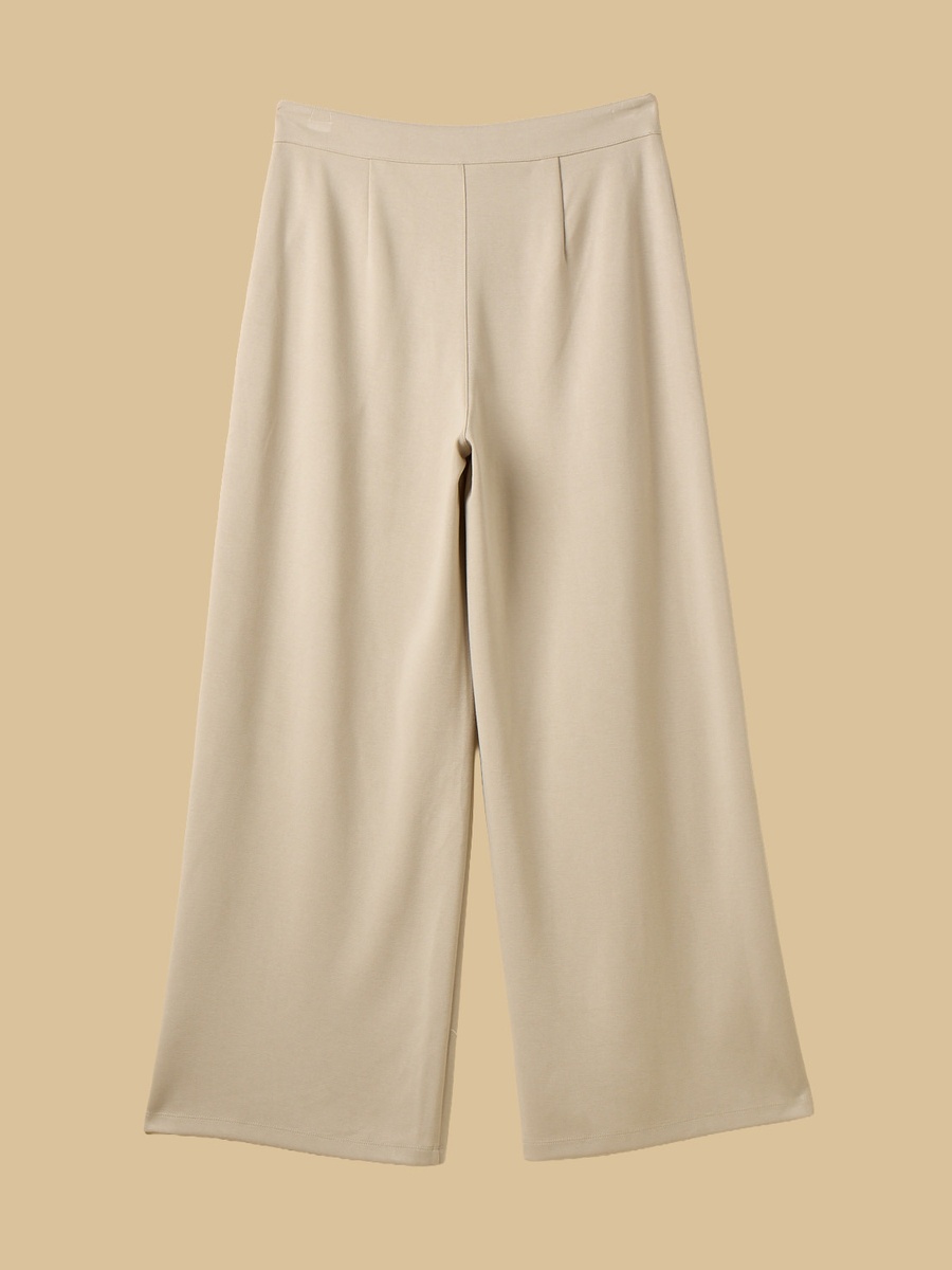 Centre Seam Wide Leg Ponte Pants
