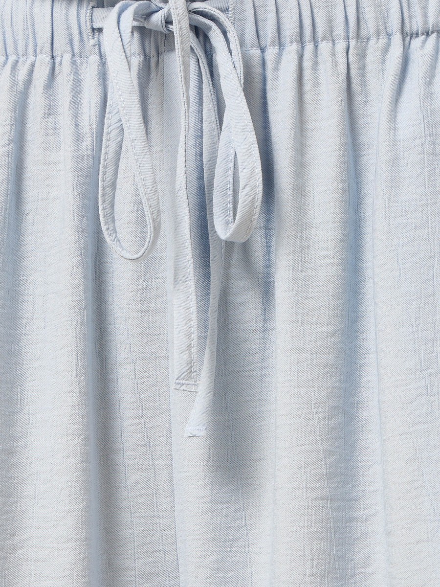 Textured Wide Leg Pants