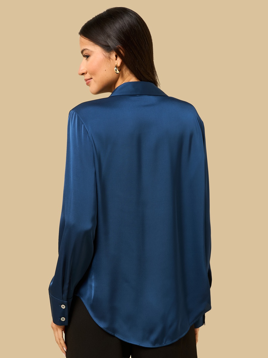 Oversized Satin Shirt