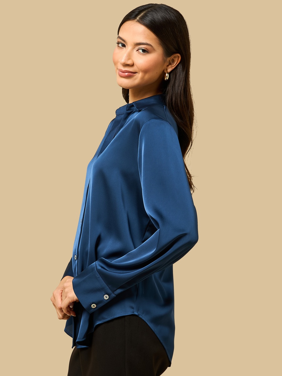 Oversized Satin Shirt