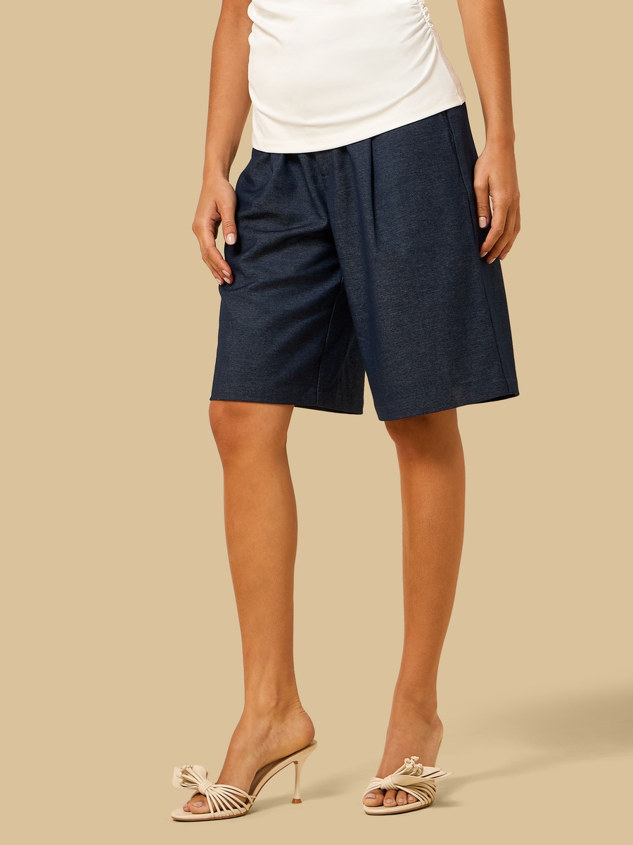 Twill Culotte Shorts