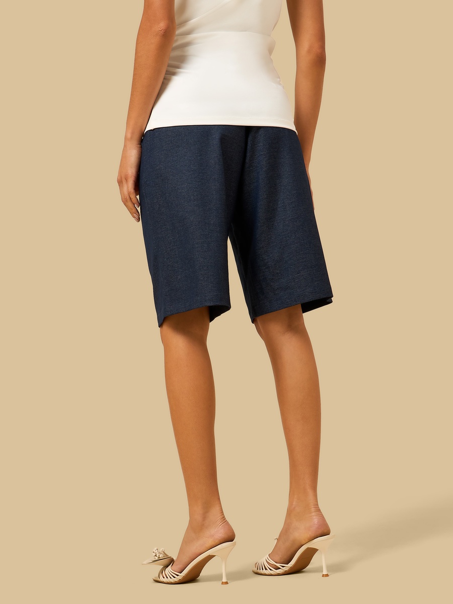 Twill Culotte Shorts