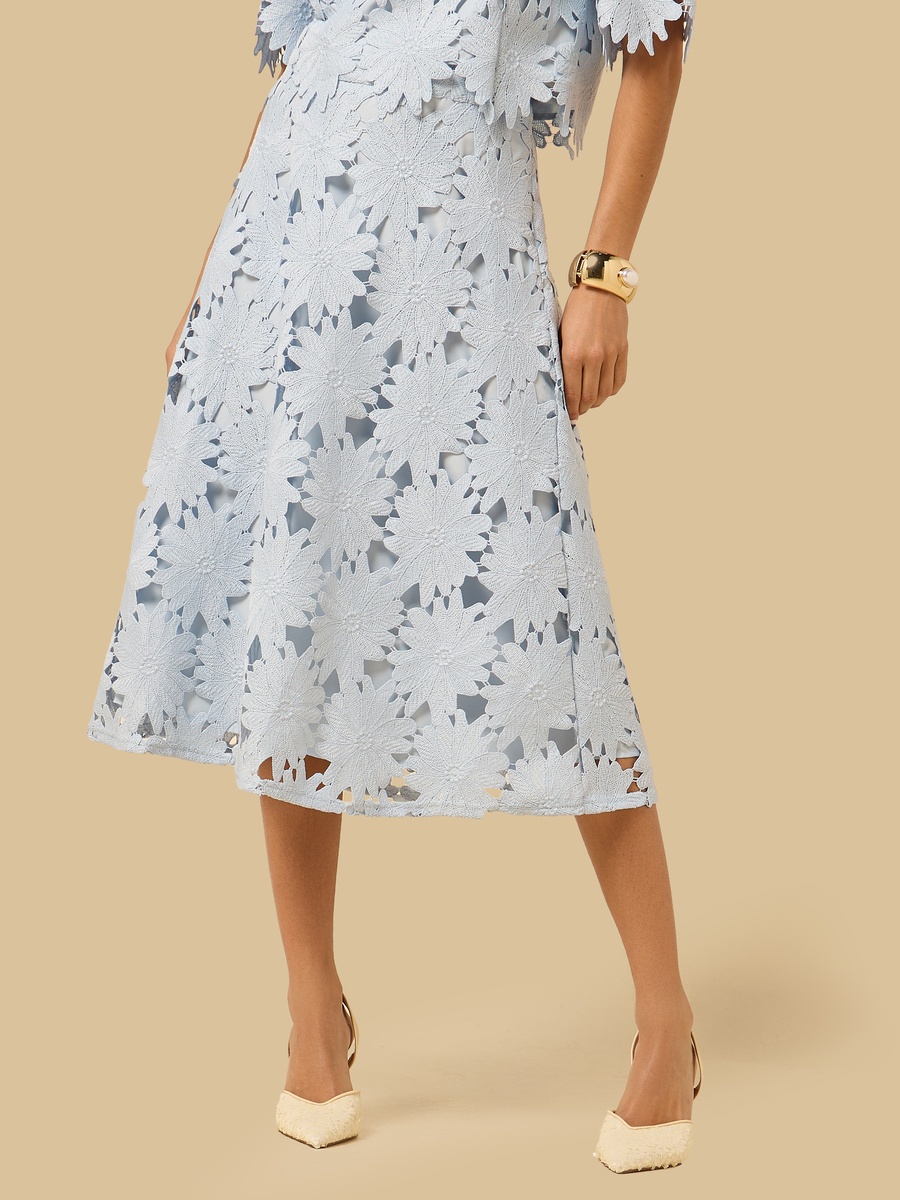 Floral Lace Skirt