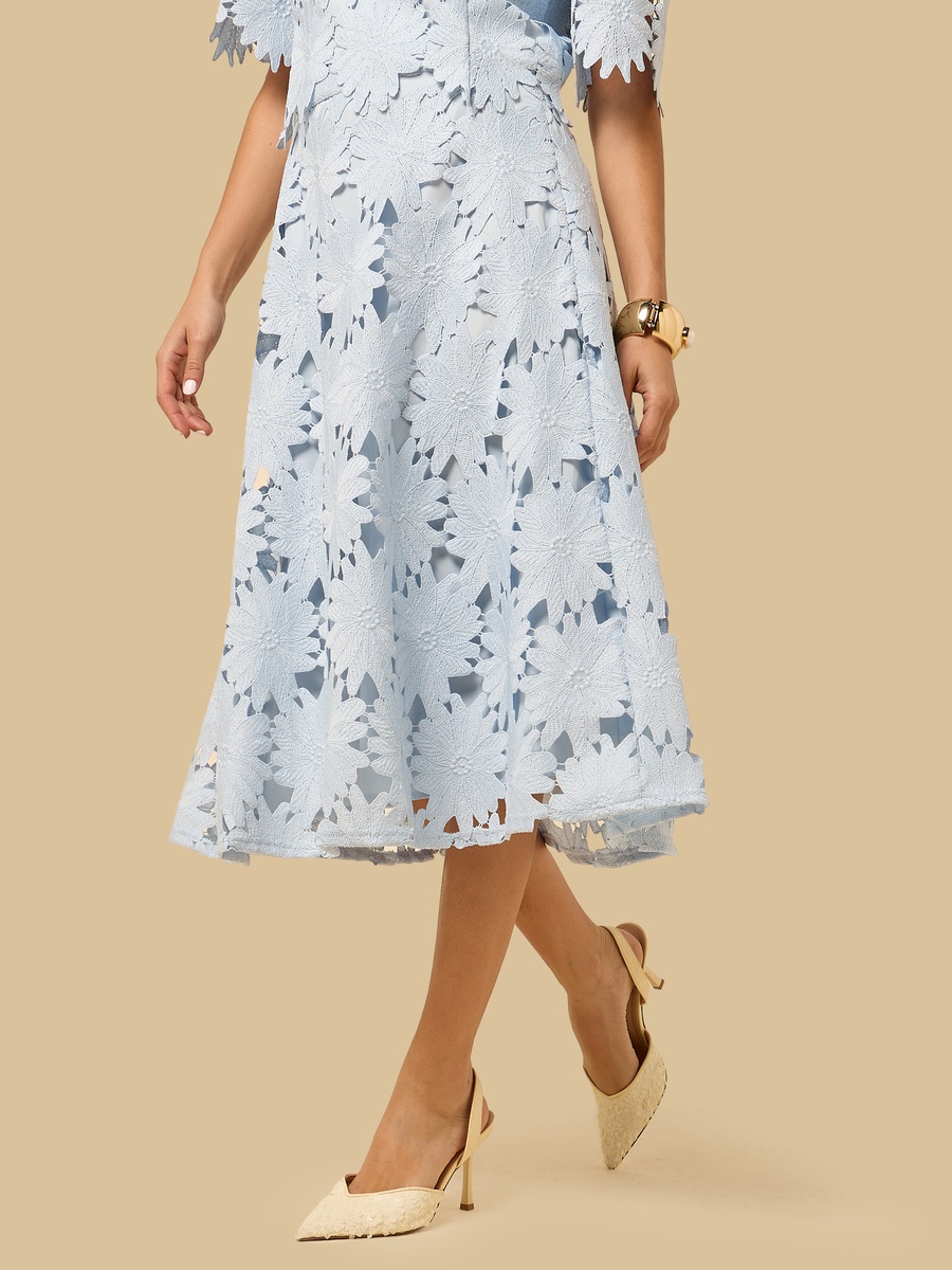 Floral Lace Skirt