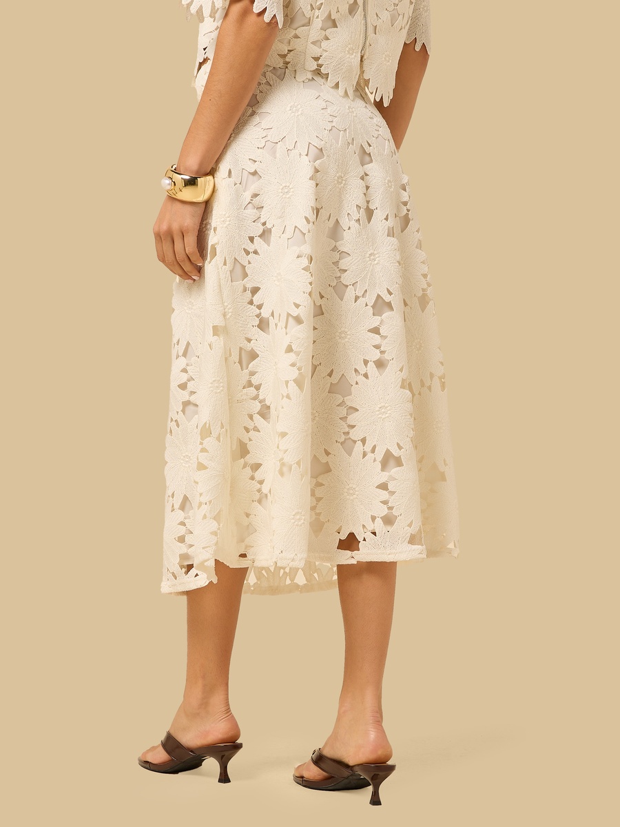 Floral Lace Skirt