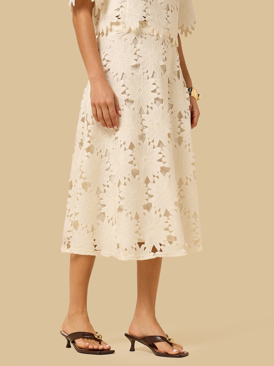 Floral Lace Skirt
