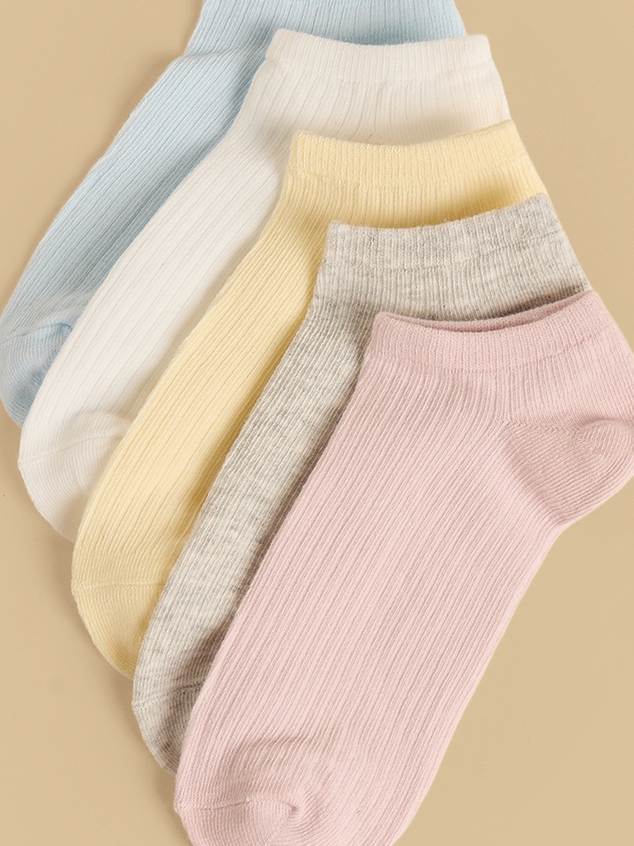 Pack of 5 - Ribbed Ankle Length Socks