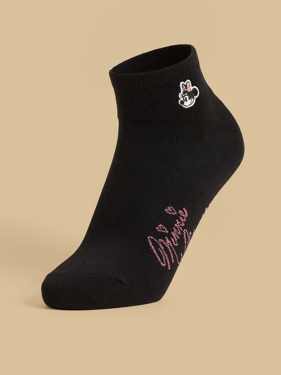 Pack of 3 - Minnie Mouse Ankle Length Socks