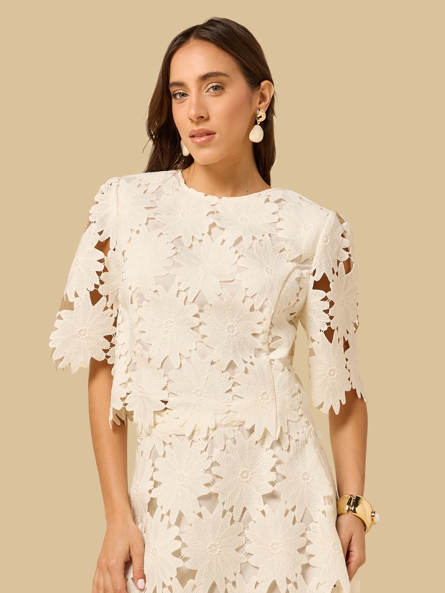 Floral Lace Top