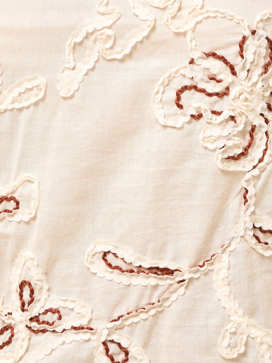 Cord Embroidered Top