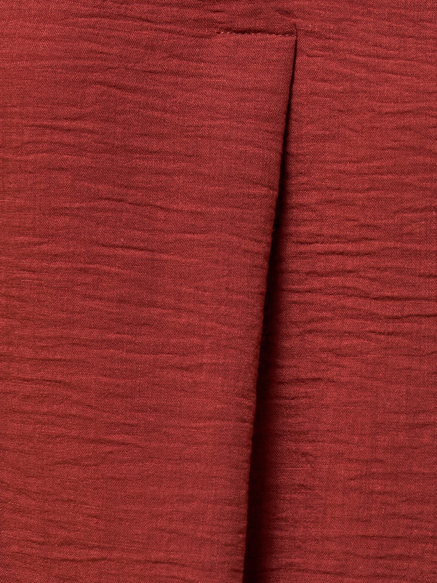 Textured V Neck Top