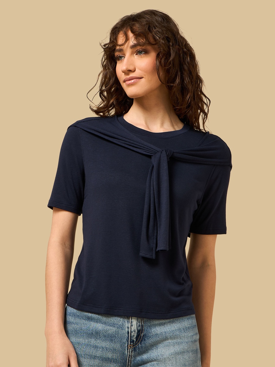 Scarf Detail Top