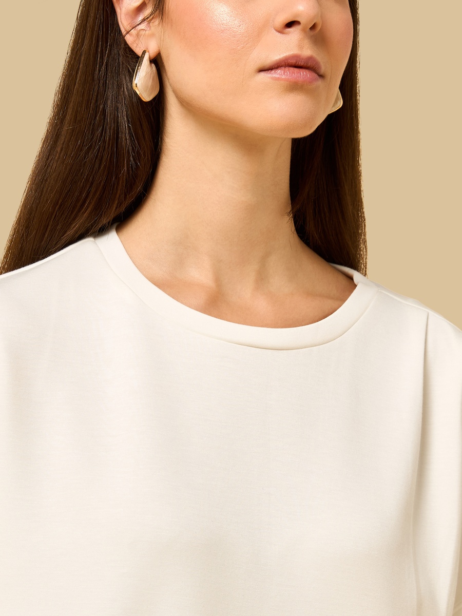 Ruched Detail Modal Top