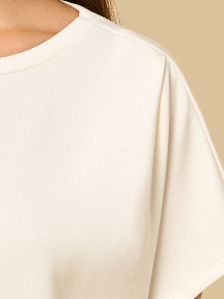 Ruched Detail Modal Top
