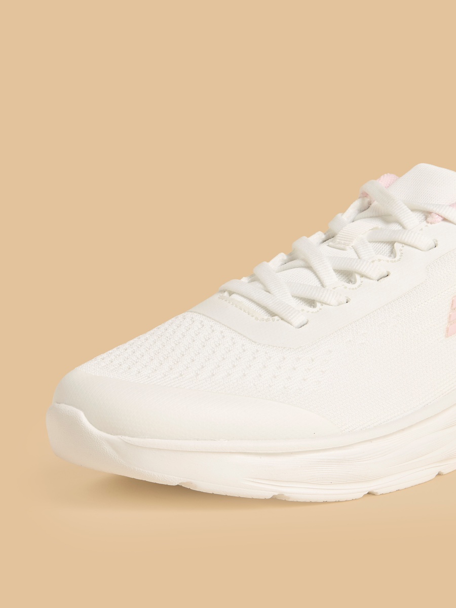Panelled Lace-Up Sports Shoes