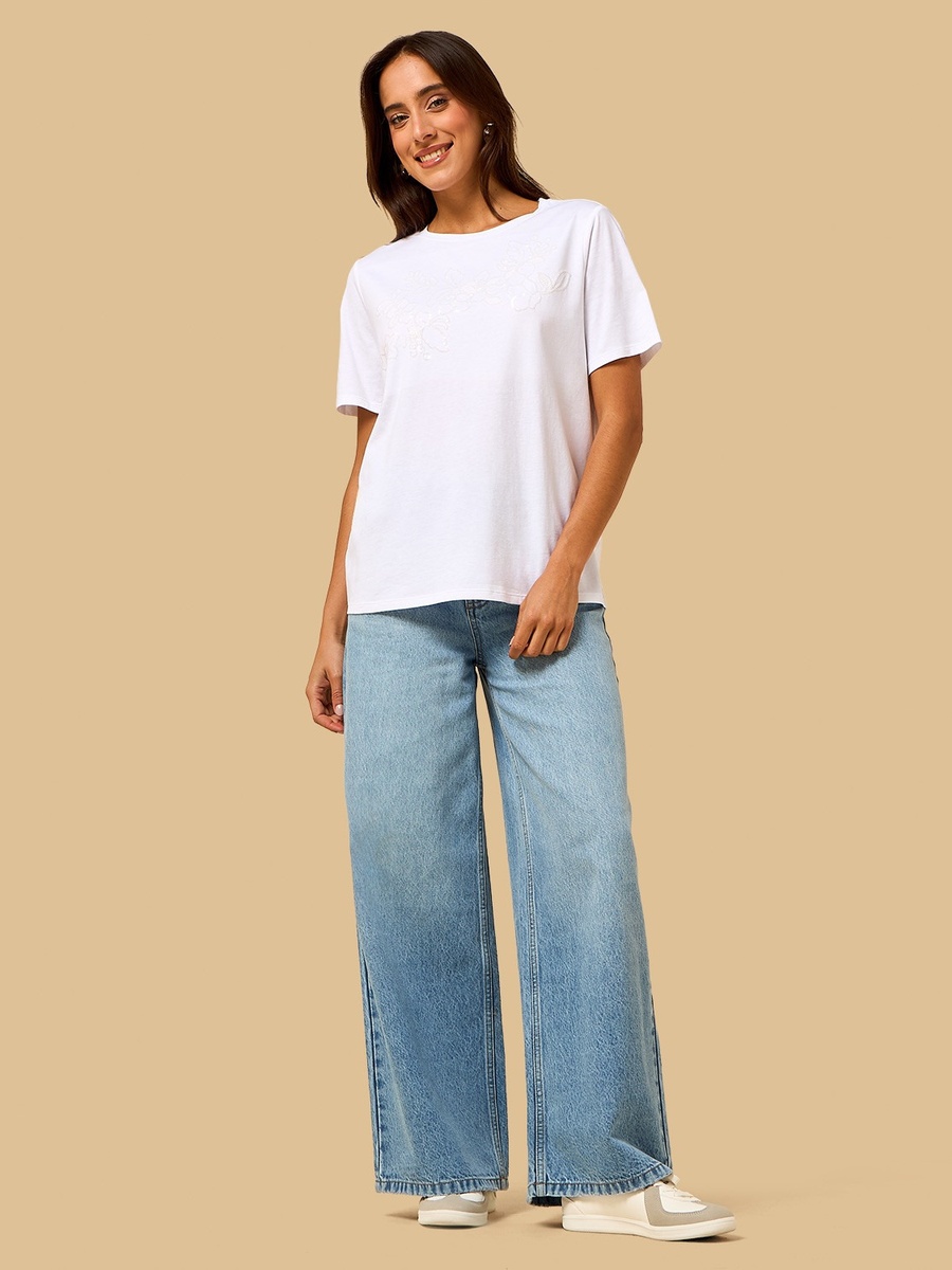 Sequin Embellished T-Shirt