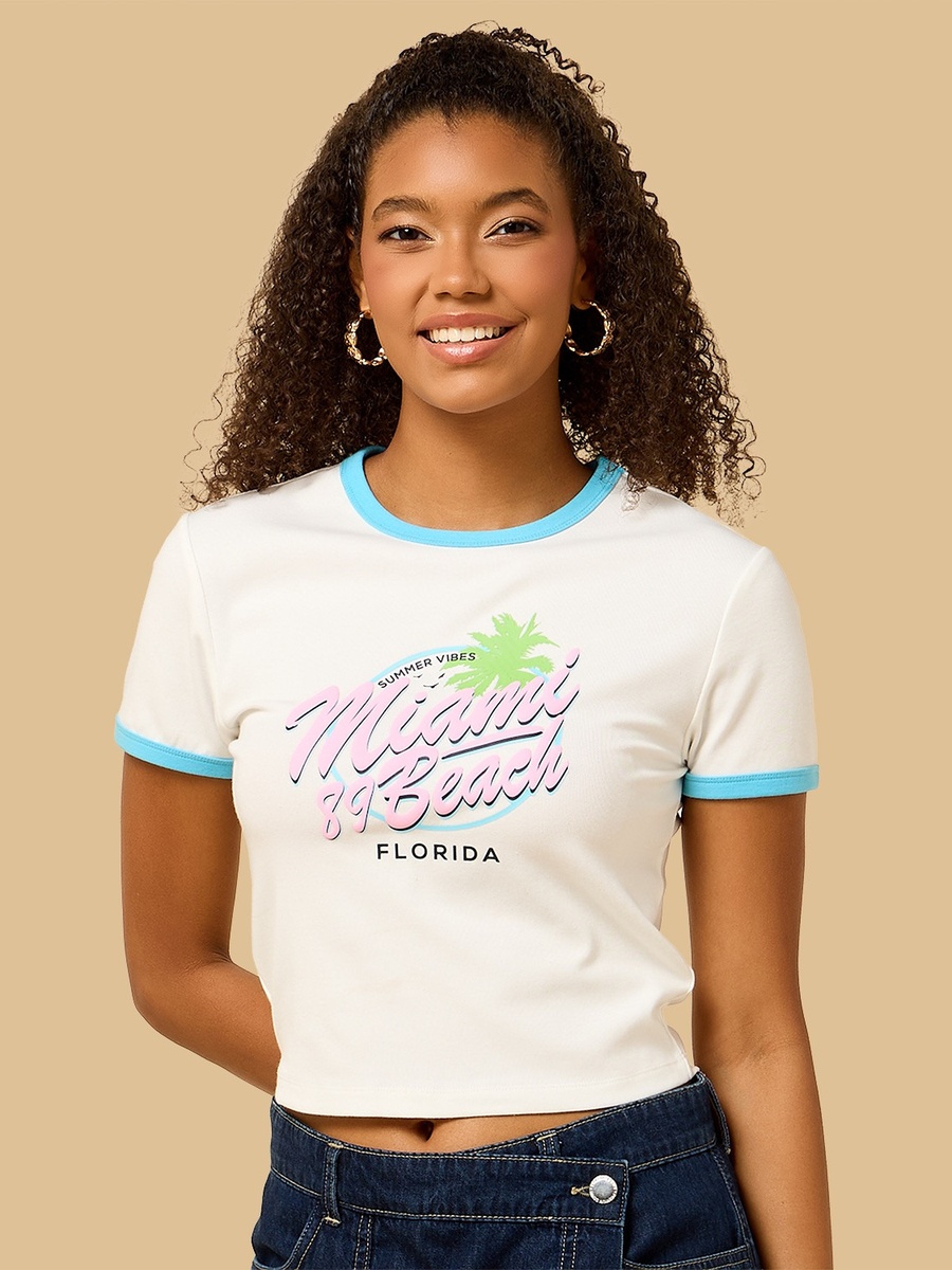 Miami Print T-Shirt
