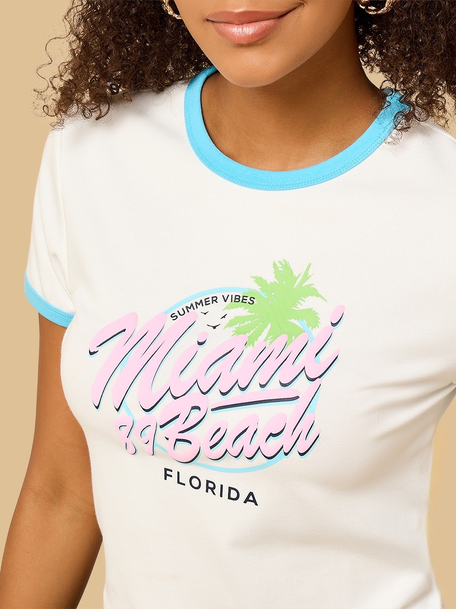 Miami Print T-Shirt