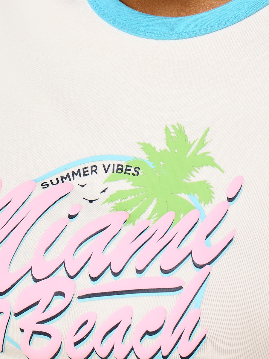 Miami Print T-Shirt
