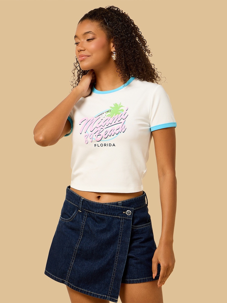 Miami Print T-Shirt