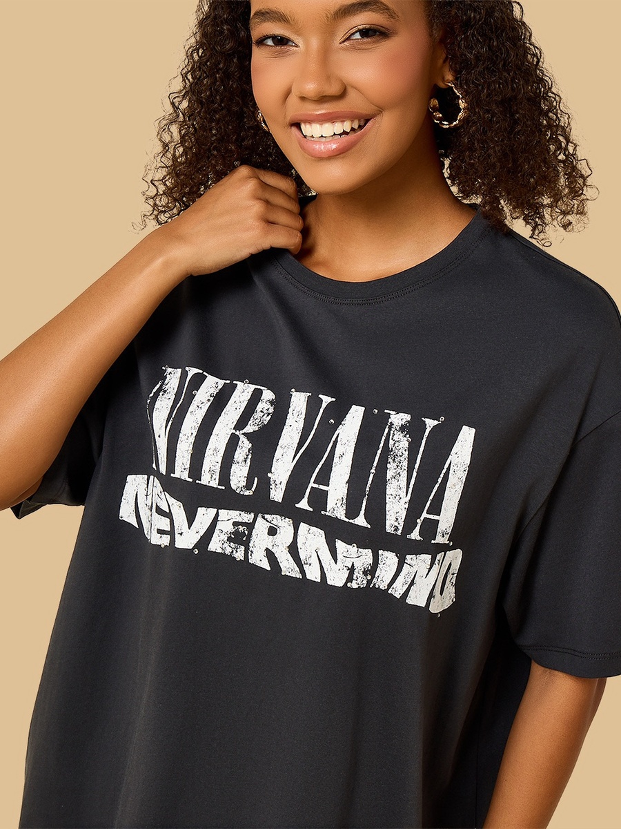 Nirvana Print T-Shirt